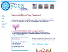 Tablet Screenshot of bikramyogapleasanton.com